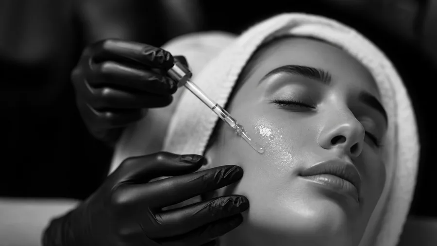 Facial treatment at Body Lounge Med Spa