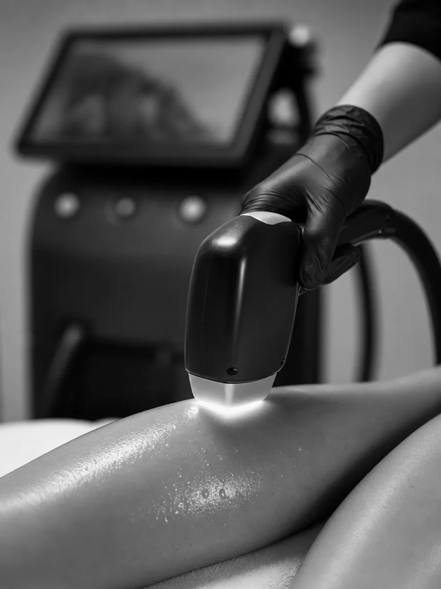Titanium laser hair removal session at Body Lounge Med Spa